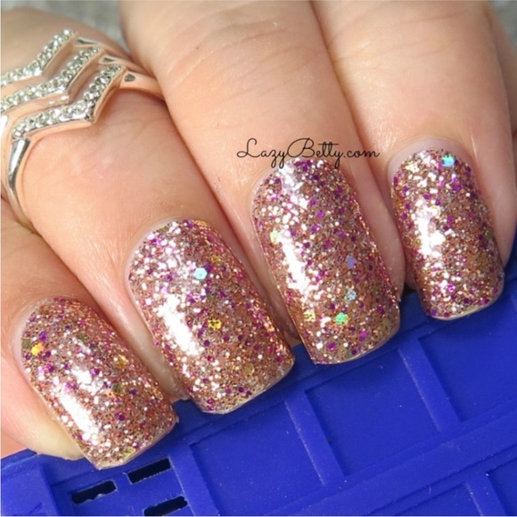 Color Street: Tokyo Lights | Rose Gold Glitter Sparkle Party Metallic Pink - Picture 2 of 16